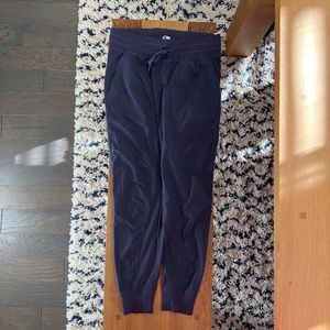 Lululemon mid rise dance studio joggers cadet blue size 8
